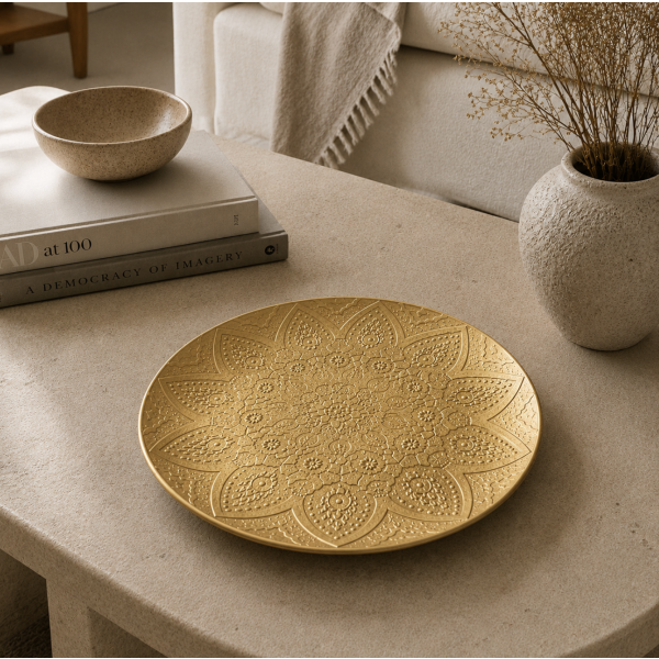 Centro de mesa flor 30' champagne 4275 
