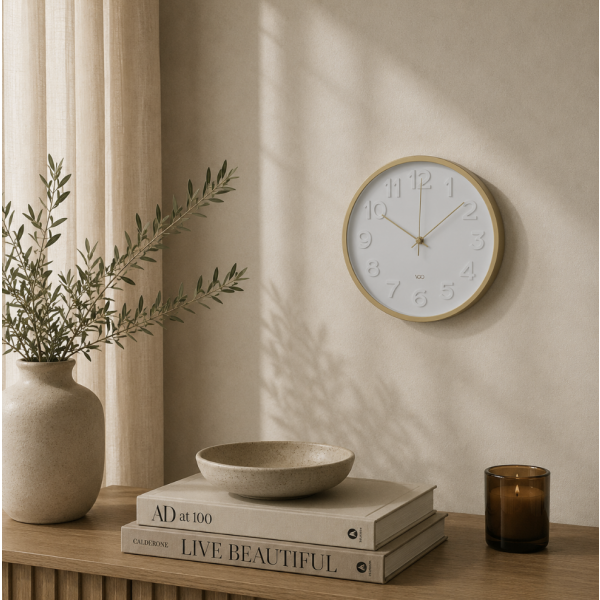 Reloj de pared 30 cm nude 30210