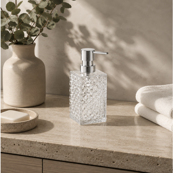 Dispenser shine transparente 17*6.5 2 1060