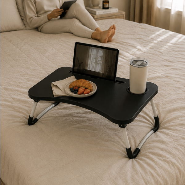 Bandeja plegable 60*40 negro 1540