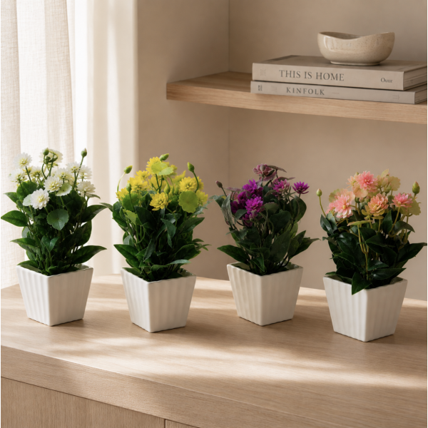 Planta artificial Dalia 20' 2401 Amarilla
