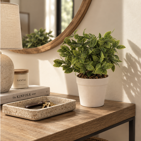 Planta maceta artificial 9*9*21 7074