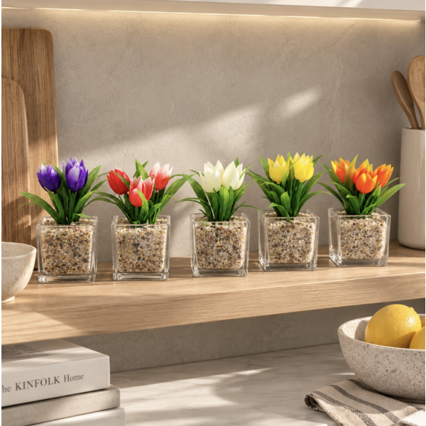 Suculenta artificial flores  8.5 5081