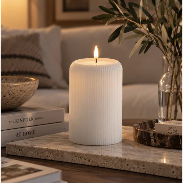 Vela artificial 10*15 1703 blanca
