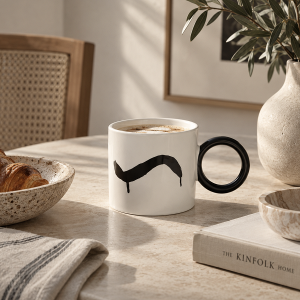 Jarro mug ceramica pintura 350ml 0496/4491