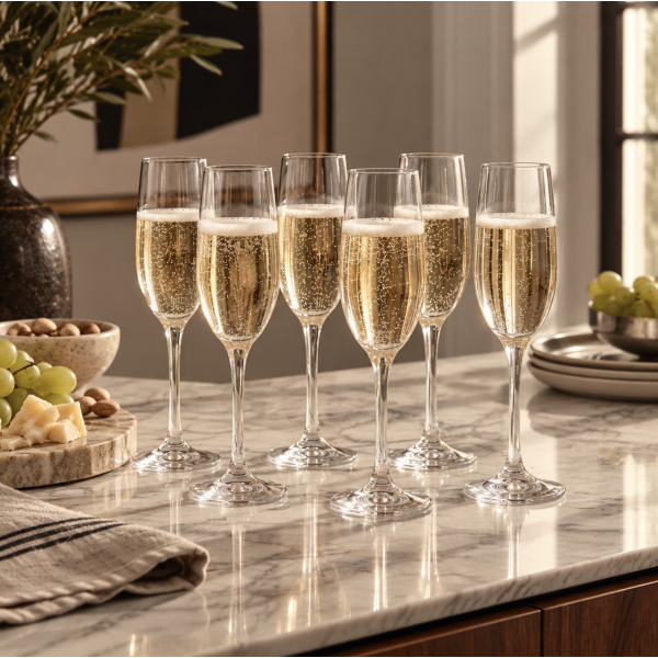 Copas de champagne set x6 8168