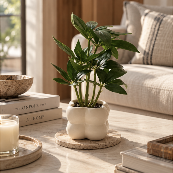 Planta artificial maceta ceramica 23' 5273