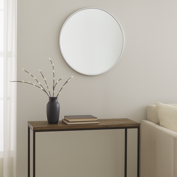 Espejo circular 70 cm 6370 BLANCO