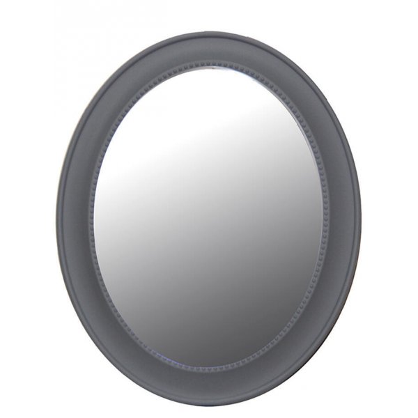 ESPEJO OVAL GRIS 69812