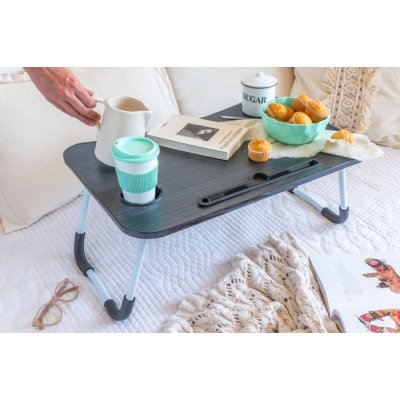 Mesa plegable 60*40*26 8369n NEGRA