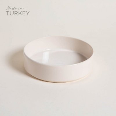 Ensaladera crema 21*6 cm 1553
