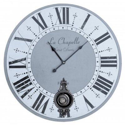 Reloj de pared c/pendulo 58 cm madera 1363
