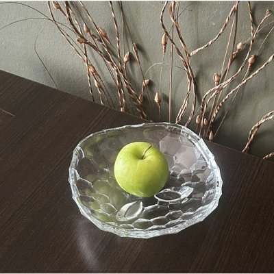 Centro de mesa de vidrio 18*18 2713