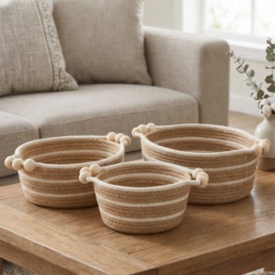 Cestos set x 3 Bolitas de madera 3689