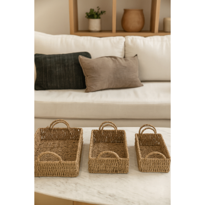 Set julie x 3 canastos rectangulares 73522