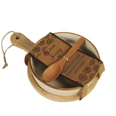 Bandeja c/bowl y cucharon 1004