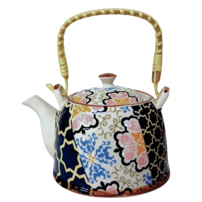 Tetera Collage floral grande