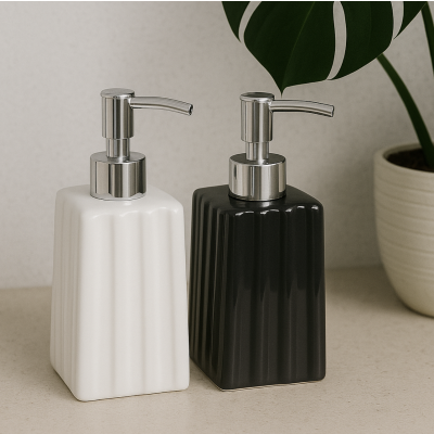 Dispenser de jabon negro 7372