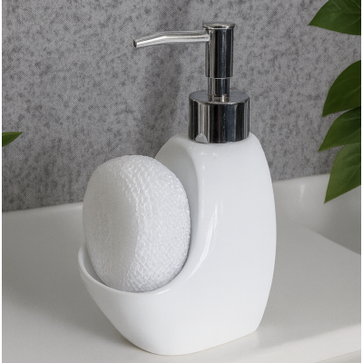 Dispenser oval blanco 7243