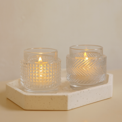 Candelabro porta vela 8*7 cm 3113