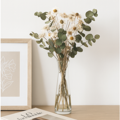 Florero de vidrio 28cm 8771