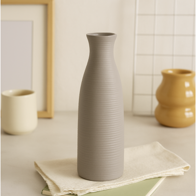Jarrón de ceramica beige 8832