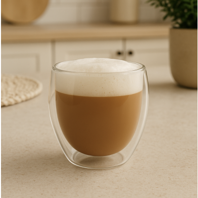 Vaso de vidrio doble 200 ml 3046