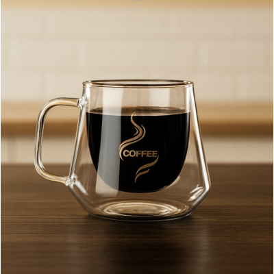 Vaso doble vidrio 220 ml 2962 golx