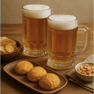 Set x2  vaso chopero cerveza 410 ml