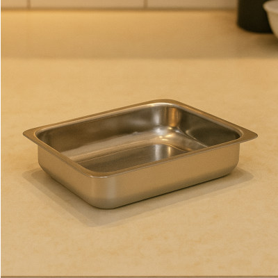 Bandeja metal rectangular 31*21 cm
