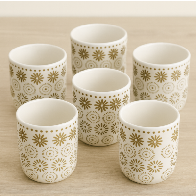 Cuencos florcita set x6