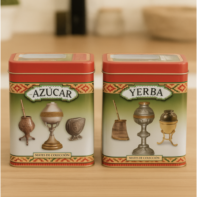 Lata azucar baja vertedora mates