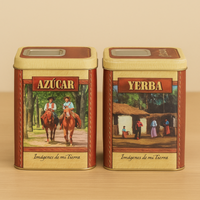 Lata azucar alta vertedora Tierra