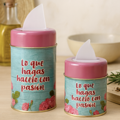 Latas vertedoras set x2 pasion