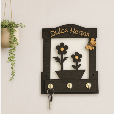Cuadro porta llaves dulce hogar