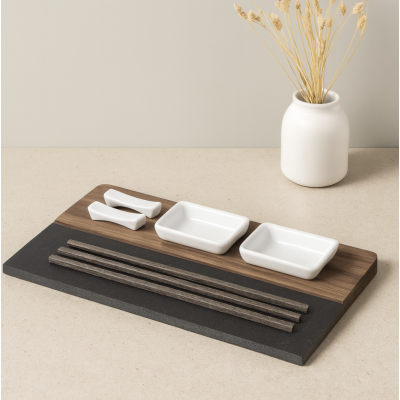 Set sushi x2 acacia blanco 012