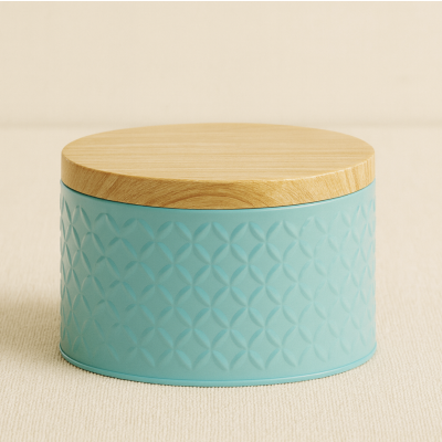 Lata lulet redonda grande Aqua