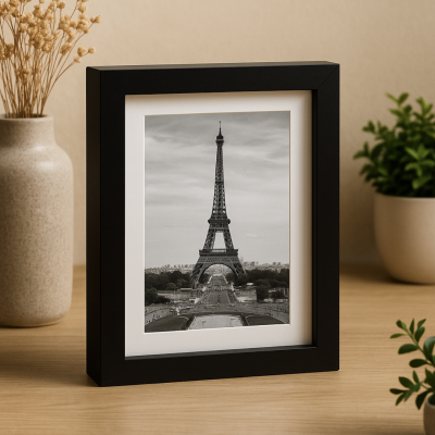 Marco para foto box negro 15*21 