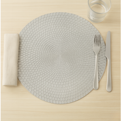 individual pvc plateado relieve 1816