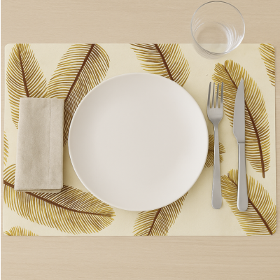 Individual ecocuero rectangular 30*40