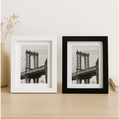 Marco para foto fino paspartu 20*25 blanco