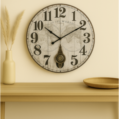 Reloj de pared pendulo 58' 1005