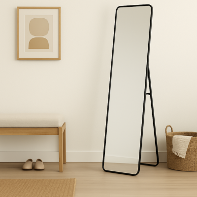 Espejo de pie 160*40 negro