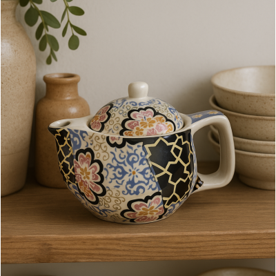 Tetera Collage Floral chica