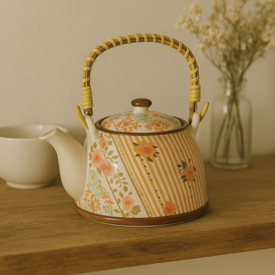 Tetera rococó grande