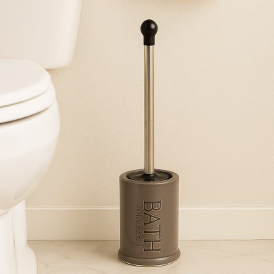  Cepillo para baño ceramica gris 2105