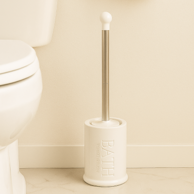 Cepillo para baño ceramica   blanco 2104