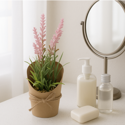 Planta artificial lavanda rose