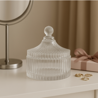 Carameleras de vidrio 14cm 0286