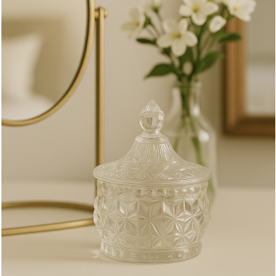 Caramelera vidrio 9*6.5 3438